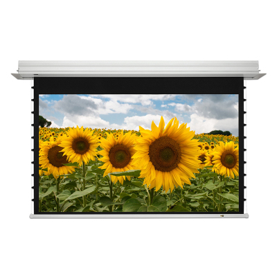 经科JK电动遥控拉线投影幕布N4-FI/1t IC玻纤天花幕133寸16:10