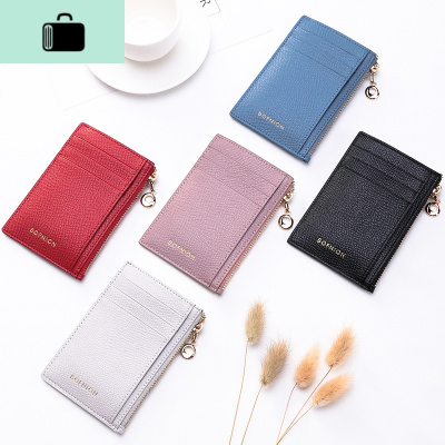 卡包女式超薄皮迷你零钱包卡套一体小巧多功能小卡夹驾驶证皮套NEW LAKE