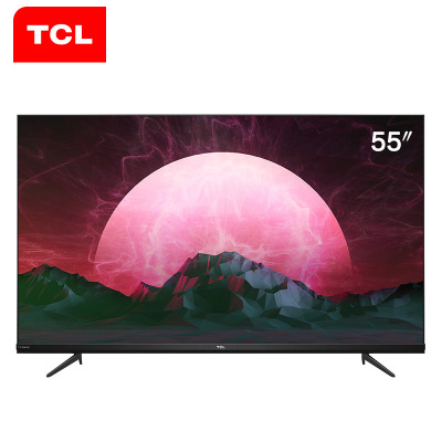 TCL 官方旗舰 55V6(55英寸)吋 智慧屏 AI声控 超薄全面屏 4K超高清 人工智能 液晶教育平板电视机