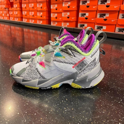 NIKE耐克青JORDAN WHY NOT ZER0.3 (GS)少年运动鞋CD5804-100 D