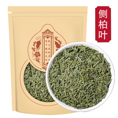 侧柏叶500g 侧柏叶洗发包泡酒 侧柏叶粉另售何首乌桑叶苦丁