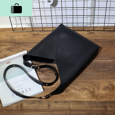 网红女包2020新款学生韩版百搭水桶单肩斜挎包ins蹦迪大容量大包NEW LAKE女斜挎包