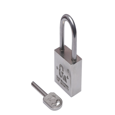 金岳 SR30mm-002铜芯28*30*15mm中梁37mm四方挂锁(计价单位:个)银色)