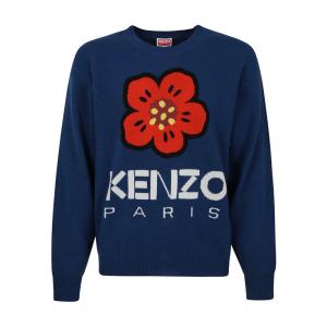 高田贤三(Kenzo)羊毛长袖圆领毛衣男运动卫衣休闲百搭秋冬时尚套