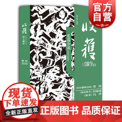 收获长篇小说2020夏卷 收获文学杂志社黑孩贝尔蒙特公园旧海棠你的姓名悬疑推理倒影长篇小说等插画本上海文艺出版社