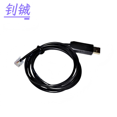 钊铖 连接线USB转6P6C通讯线2米/根