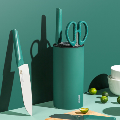 炊大皇刀具套装厨房切菜刀家用切片切肉剁骨刀厨具全套组合五件套QF31WU