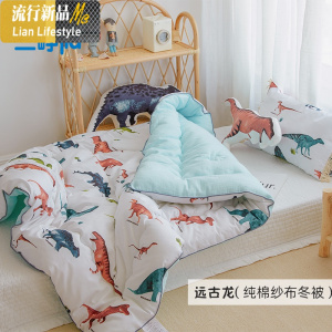 儿童被子冬被被芯棉春秋冬天加厚保暖四季通用被褥太空被丝棉被 三维工匠
