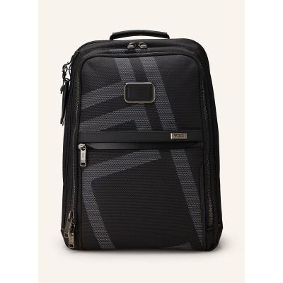 TUMI男士简约双肩包可调肩带多口袋设计时尚休闲背包