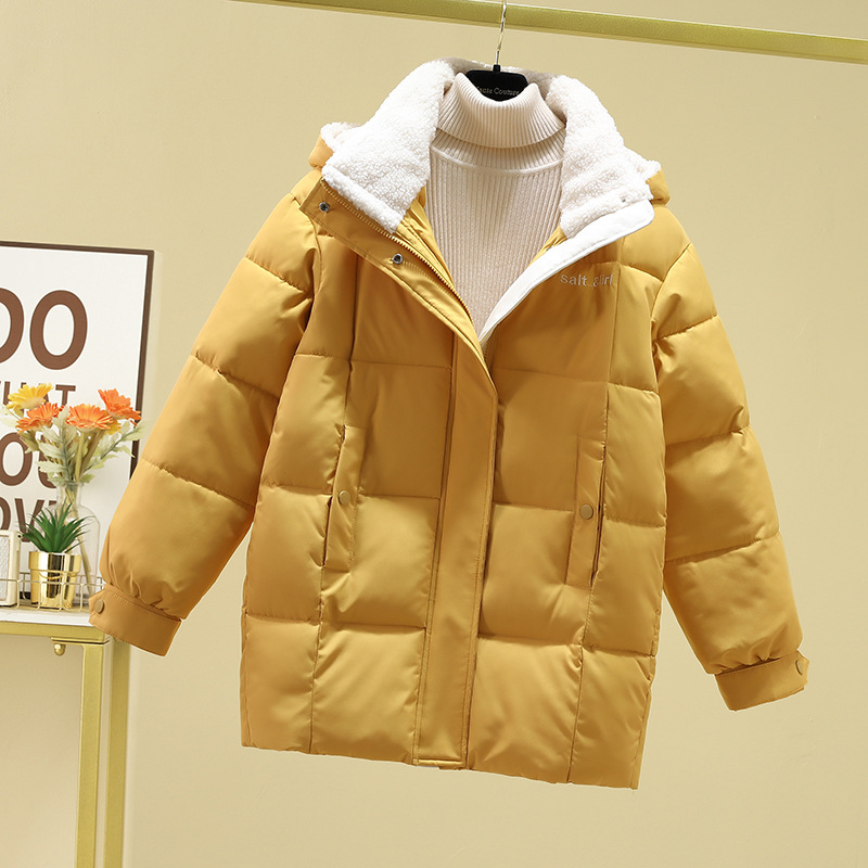2023冬季新款棉衣棉服女中长款韩版修身显瘦个性羽绒棉服厂家直销
