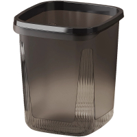 麦可菲 垃圾桶大号大容量新款卧室高颜值透明卫生间厨房客厅方形压圈纸篓 个