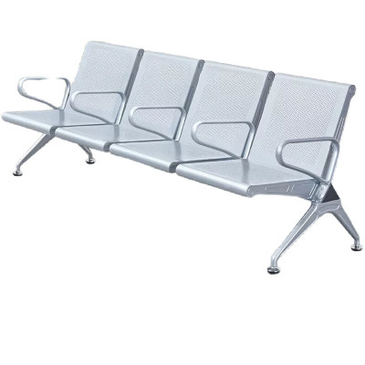 晋舰 靠背排椅中间带扶手加厚机场银行车站医院等候椅连椅四人位无垫