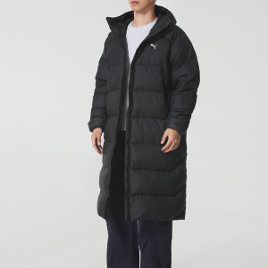 彪马(PUMA)羽绒服男装新款运动服潮流时尚防风保暖长款羽绒外套上衣691080-01 ZP