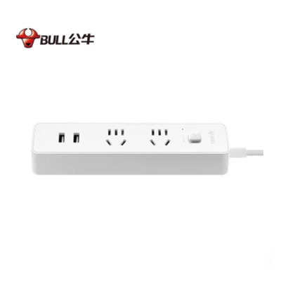 公牛(BULL)无线USB充电头魔方插座接线板 UUD122