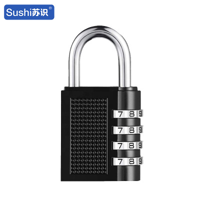 苏识 ZCA424黑 四位密码锌合金 密码锁 (计价单位:个) 黑色
