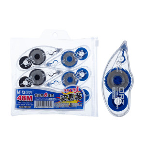 晨光 M&G 修正带 ACT11807 8m 6个/套 8m×5mm 树脂 套