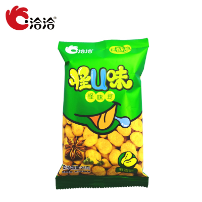 洽洽怪味蚕豆25g*10袋 五香味 甘肃大蚕豆鲜香酥脆营养又解馋一口好回味办公室零食