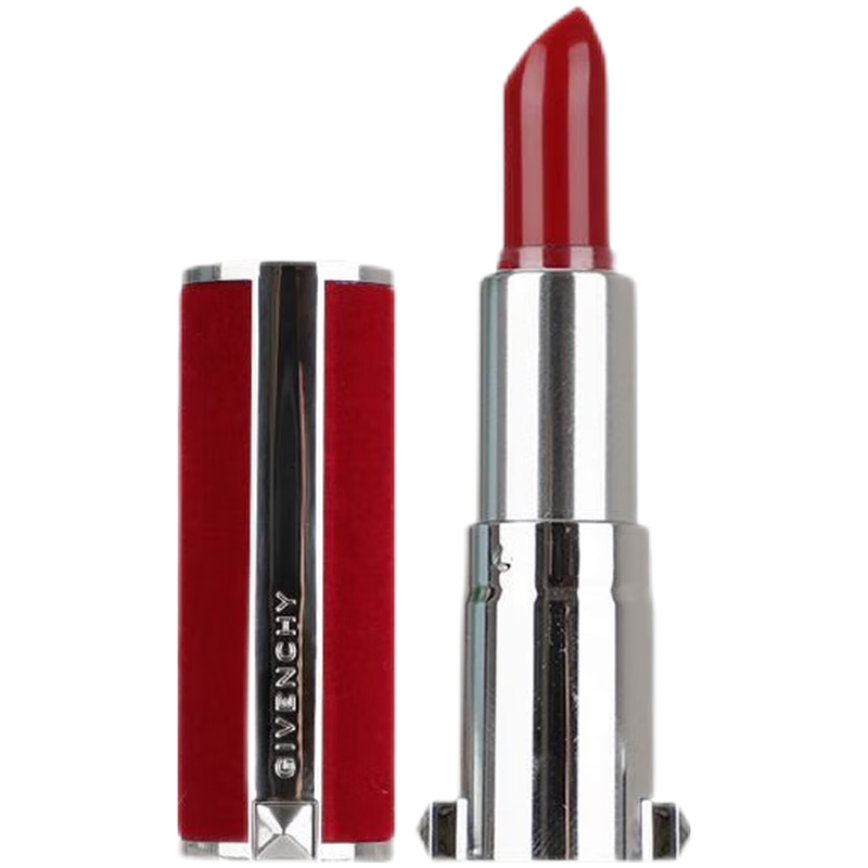 纪梵希(GIVENCHY)小羊皮红丝绒#N37口红小样 1支 高定皮革丝绒妆效持久水润