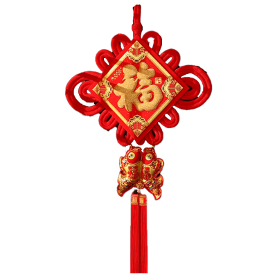 锦瑞星福字精品立体特大号中国结挂件100#金福挂鱼/个