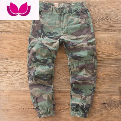 七斓干活穿的裤子男士迷彩工装裤男多口袋宽松耐磨耐脏工作劳保裤