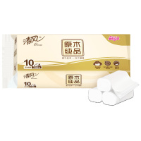 清风卷纸原木纯品无芯加厚4层75g*10卷B02B7MCN6