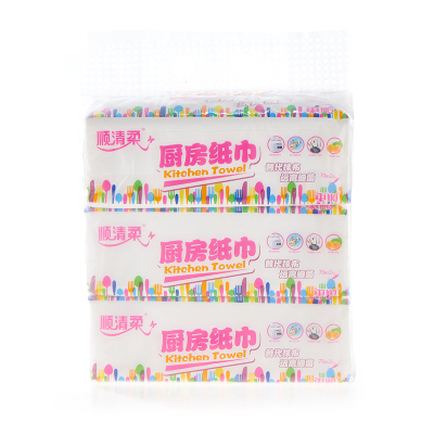 顺清柔东顺厨房纸巾3包/提厨房抽纸
