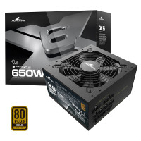 长城(Great Wall)额定650W X6金牌全模组电源ATX电源台式电脑电源80PLUS认证电脑电源