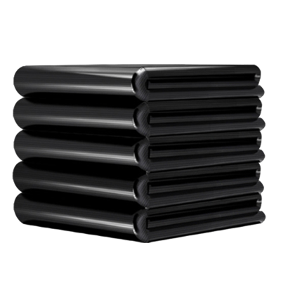 商用大号黑色环卫物业大码平口定制大垃圾袋酒店餐饮特厚大桶垃圾袋塑料袋欧立特 垃圾袋 3.5丝42*52cm*100个 捆