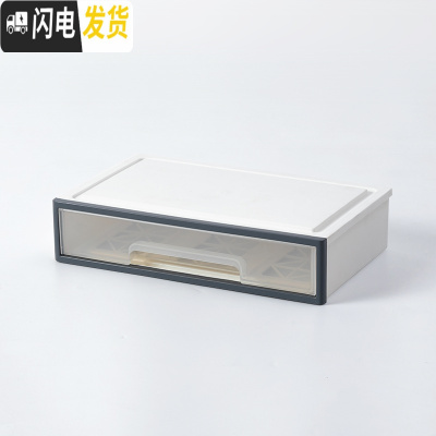 三维工匠桌面收纳盒北欧抽屉式多层办公室学生文具化妆护肤品整理盒置物架