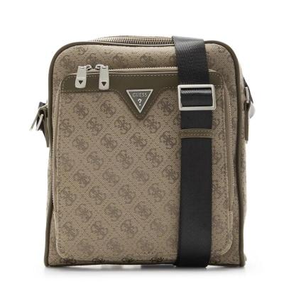 GUESS绿意盎然男士斜挎包防水耐用时尚潮男单肩包