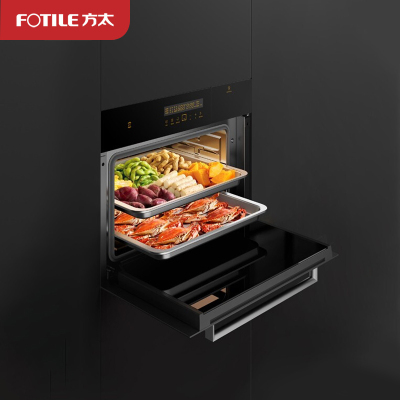 方太(FOTILE)电蒸箱嵌入式 45L大容量 方太蒸箱 家用厨房电蒸炉 蒸箱 双倍大蒸汽SCD45-EX1.i EX2