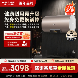 史密斯80升电热水器 国家补贴 专利免更换镁棒 金圭内胆 速热节能 CEWH-80ED3 一级能效