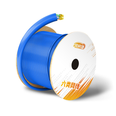 领柯捷 LKJ-WX01 305.00米/箱 0.57mm 六类4对双屏蔽 网线 (计价单位:箱) 蓝色