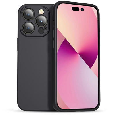 可波 苹果14pro/plus手机壳全包iphone13promax保护套13mini防摔外壳液态硅胶壳时尚软边磨砂