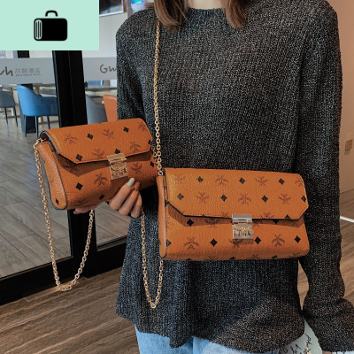 ins小包包女包2019新款斜挎包秋冬网红单肩包韩版质感百搭链条包NEW LAKE女斜挎包