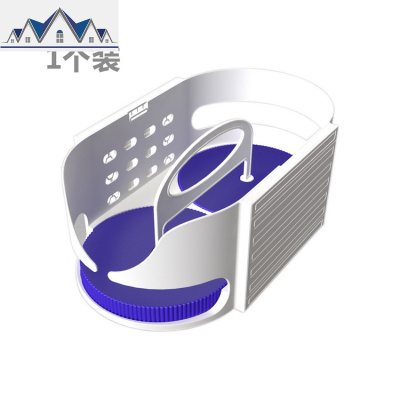 旋转式调料瓶置物架厨房吊柜底柜台面调味架省空间双层调料 三维工匠
