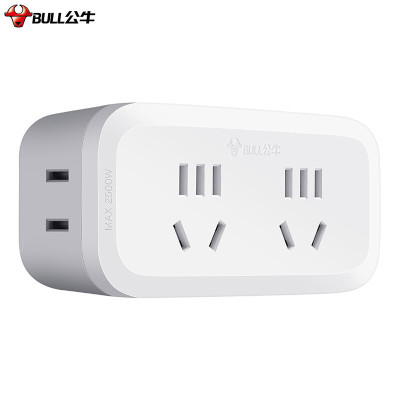 公牛(BULL)一转四插座/转换插头 4位无线转换插座 GN-904