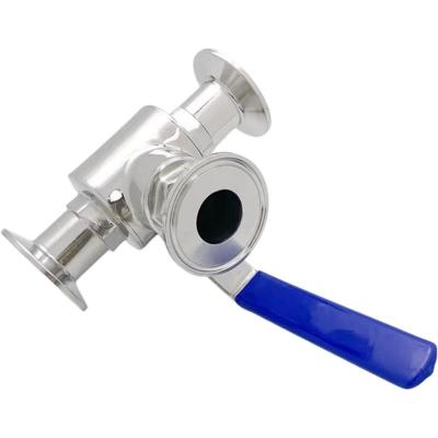 盛京联硕不锈钢快装三通球阀L型 Φ102卡盘119(304材质)个