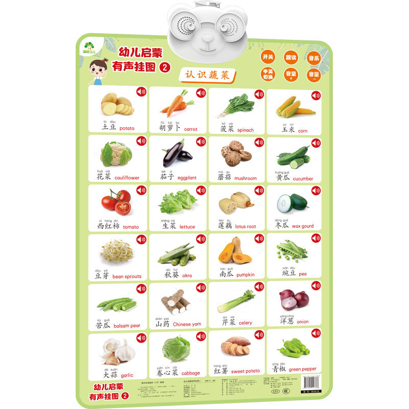 [M]幼儿启蒙有声挂图 2-9787540157388