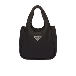 女款迷你单肩包时尚黑色涂珐琅金属徽标可调肩带三隔层设计 黑色