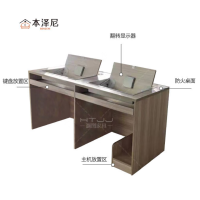 本泽尼 电脑桌 双人电脑桌 HTW-B166 1600*600*750mm 张