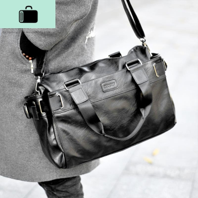 ZUOSEN韩版男包休闲包单肩包斜挎包手提包旅行包男士包包潮流NEW LAKE男士斜挎包