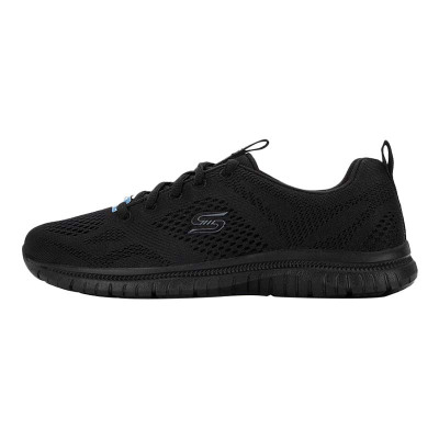 Skechers斯凯奇女鞋新款网面透气轻便缓震运动跑步鞋104412-BBK ZP