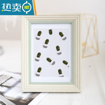 敬平现代简约相框摆台高级感5六6七7寸8洗照片画框挂墙A4儿童像框架10 文艺白 (勿拍说明)不送无痕钉 需要挂墙联系客