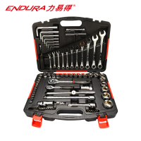 力易得(ENDURA) 78件套汽修综合组套 维修组套 手动工具组套五金工具箱 货号E1319