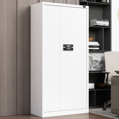 诚睿易邦保密柜密码柜保密文件柜密码锁办公柜暖白色通体钥匙锁带抽