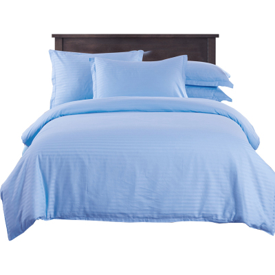 美帮汇宾馆四件套酒店用全棉全棉床单被套1.2床单人三件套 床套