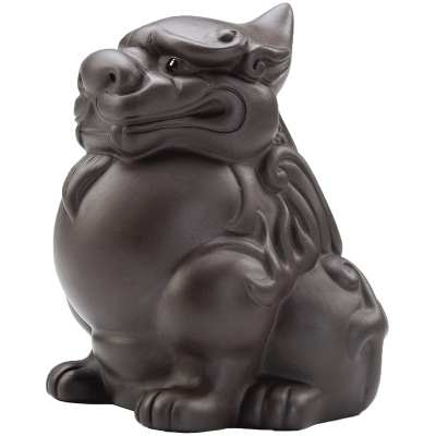 美帮汇原矿紫砂茶宠 功夫茶具朱泥摆件可养手工创意茶玩摆件