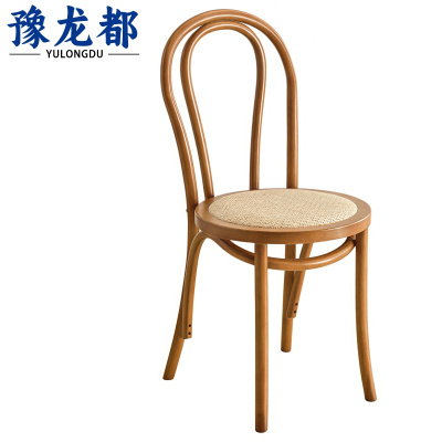 豫龙都餐椅藤编把