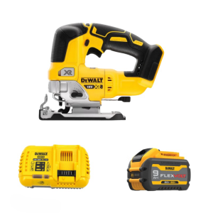 得伟20V锂电无刷曲线锯一电一充9.0套装 DCS334B-9X1套 DCS334B-9X1